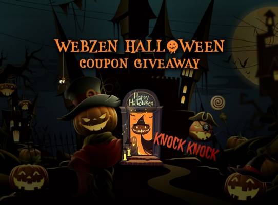 WebZen Halloween Objets Gratuits. WebZen est un éditeur mondial deTous les jeux gratuits mmo pour PC. Jeux RAPPELZ, MU ONLINE, MU LEGEND, FLYFF, ou C9