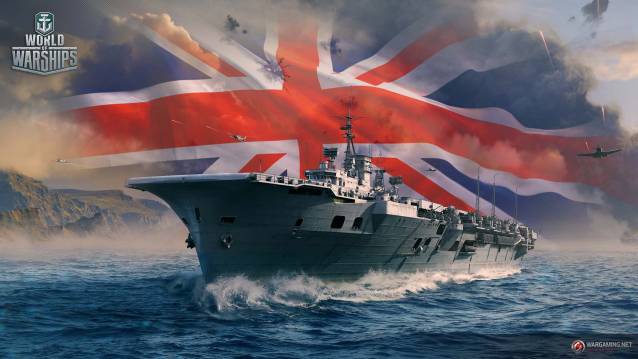 World of WarShips porte-avions britanniques - World of WarShips SPB Screenshots AC UK