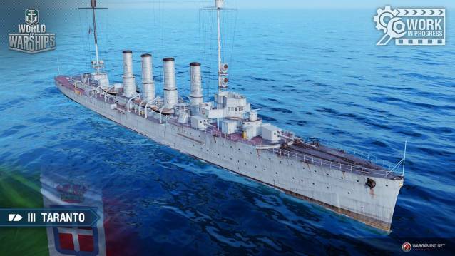 World of WarShips Marien Italienne Taranto Screenshot