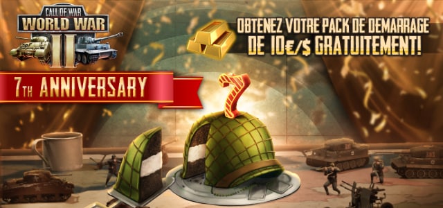 Pack de démarrage du 7e anniversaire de Call of War