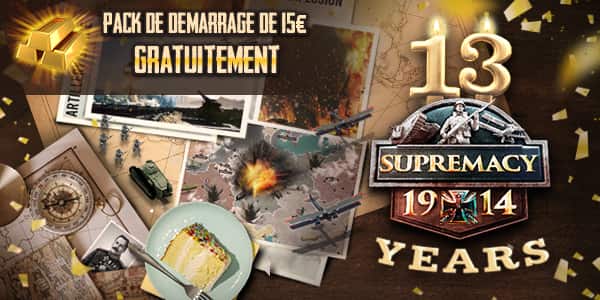 Pack de démarrage Supremacy 1914 13 anniversaire
