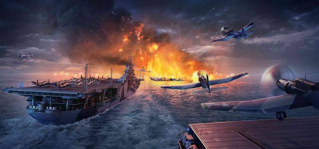 World of Warships commence l'année avec des porte-avions américains