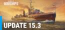 World of Warships déploie sa mise à jour 15.3